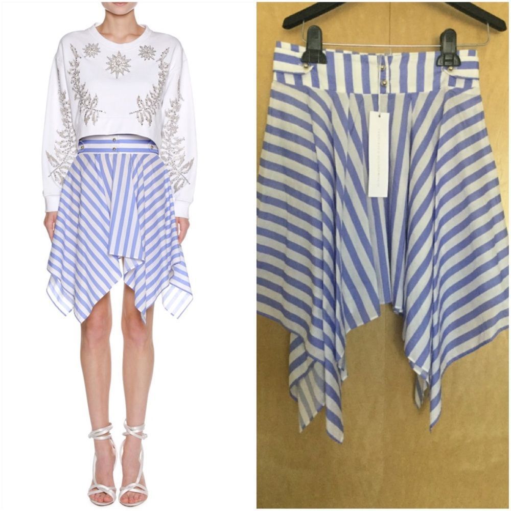Francesco Scognamiglio Handkerchief-hem Skirt, - Picture 6 of 9